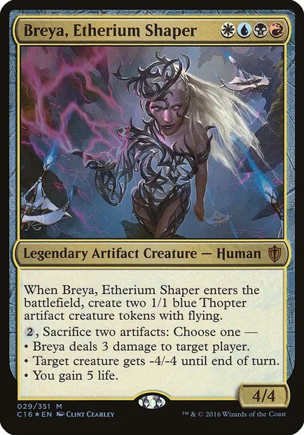 Breya, forgeuse d'étherium, carte Magic OC16 29 — extension Commander 2016 Oversized