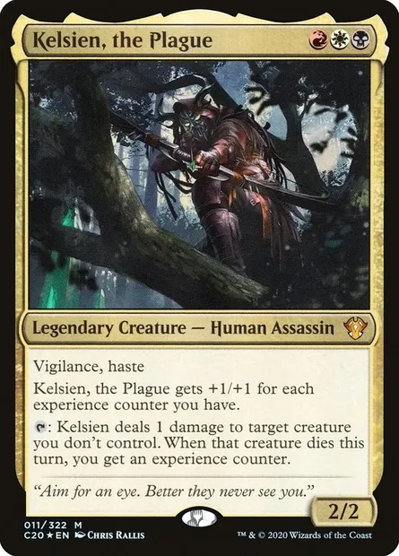Kelsien, the Plague, Magic card C20 11 — Commander 2020 set
