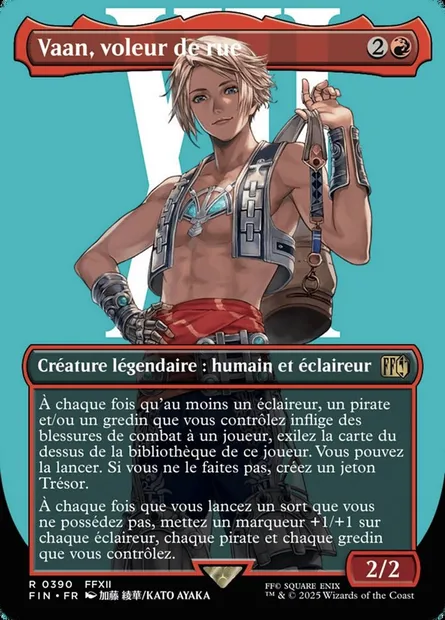 Vaan, voleur de rue, carte Magic FIN 390 — extension Final Fantasy