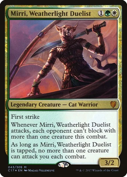 Mirri, Weatherlight Duelist, Magic card C17 43 — Commander 2017 set