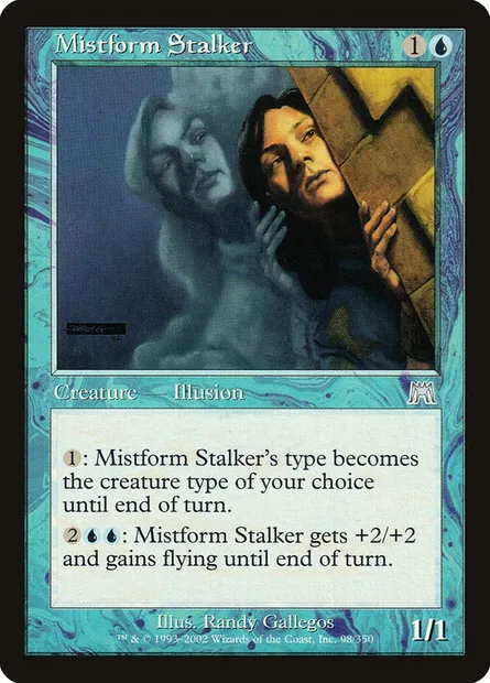 Mistform Stalker, Magic card ONS 98 — Onslaught set