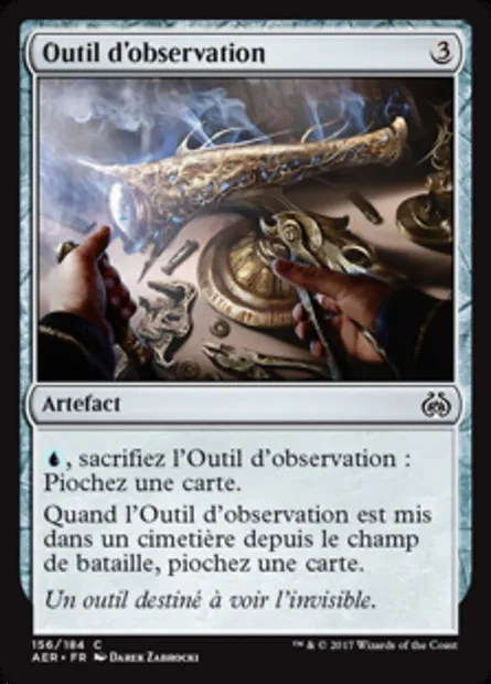 Outil d'observation, carte Magic AER 156 — extension La révolte éthérique