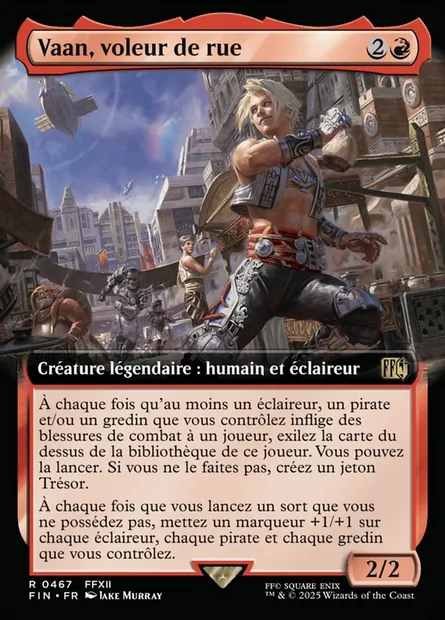 Vaan, voleur de rue, carte Magic FIN 467 — extension Final Fantasy