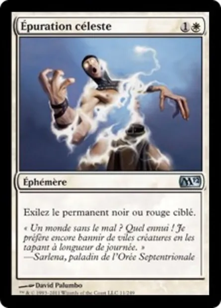 Épuration céleste, carte Magic M12 11 — extension Magic 2012