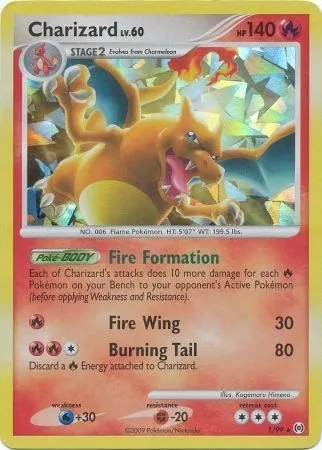 Charizard Lv.60, carte Pokémon TDX 001-5 — extension Theme Deck & Blisters Exclusives