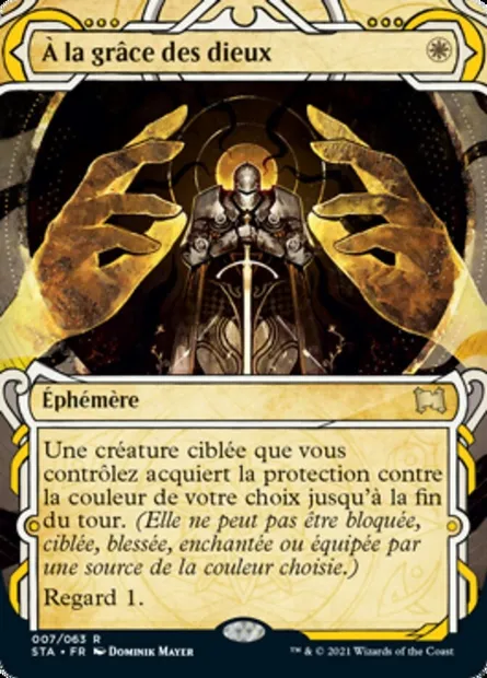 À la grâce des dieux, carte Magic STA 7 — extension Strixhaven Mystical Archive