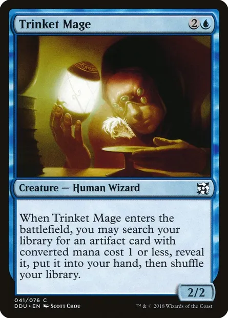 Trinket Mage, Magic card DDU 41 — Duel Decks: Elves vs. Inventors set