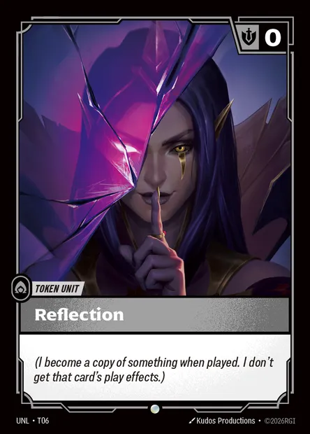 Reflection, Riftbound card UNL T06 — Unleashed set
