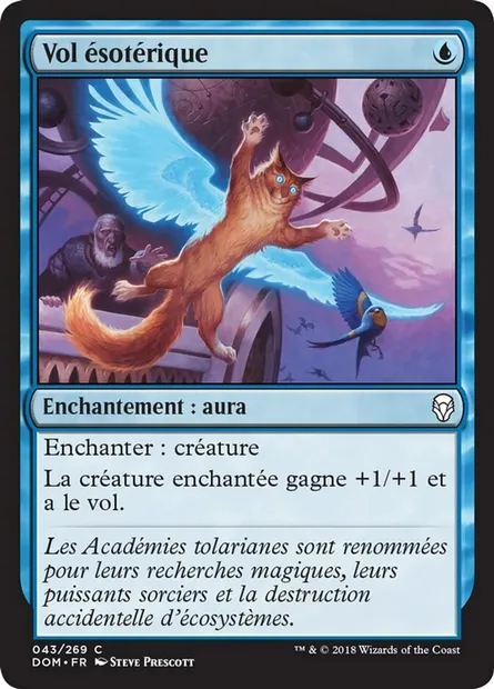 Vol ésotérique, carte Magic DOM 43 — extension Dominaria