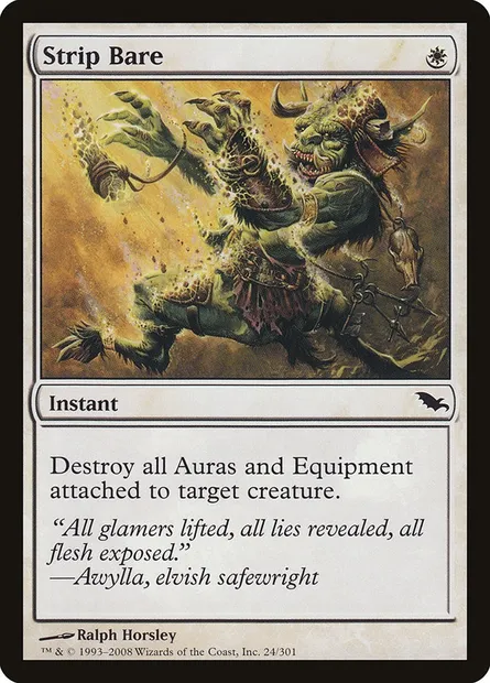 Strip Bare, Magic card SHM 24 — Shadowmoor set