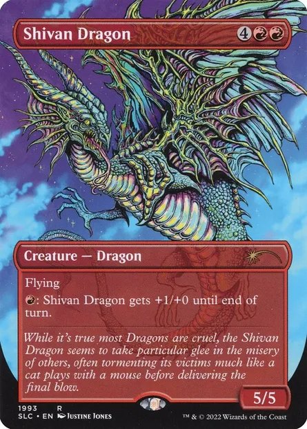Dragon shivân, carte Magic SLC 1993 — extension Secret Lair Countdown