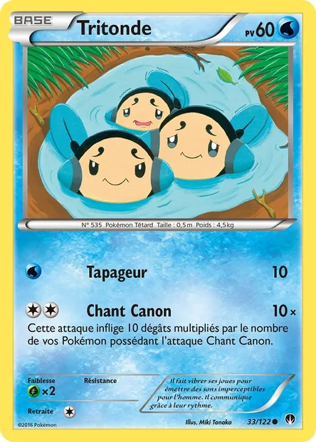 Tritonde, carte Pokémon BKP 33 — extension Rupture Turbo