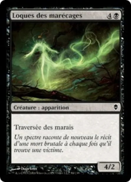 Loques des marécages, carte Magic ZEN 84 — extension Zendikar