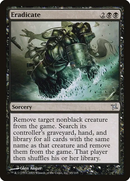 Eradicate, Magic card BOK 65 — Betrayers of Kamigawa set