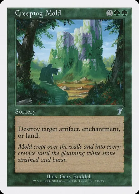 Creeping Mold, Magic card 7ED 236 — Seventh Edition set