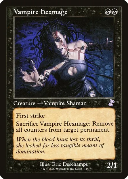 Vampire Hexmage, Magic card TSR 335 — Time Spiral Remastered set
