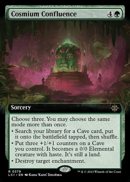 Cosmium Confluence, Magic card LCI 379 — The Lost Caverns of Ixalan set