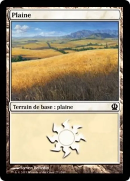 Plaine, carte Magic THS 231 — extension Theros