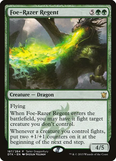 Régente rase-rival, carte Magic PTKDF 187 — extension Tarkir Dragonfury