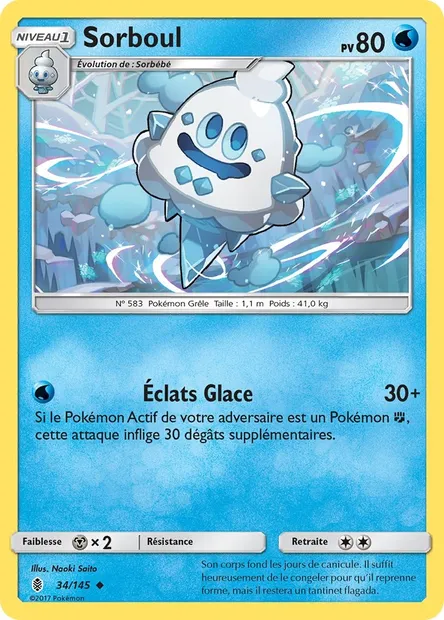 Sorboul, carte Pokémon GRI 34 — extension Gardiens Ascendants