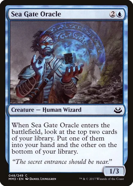 Sea Gate Oracle, Magic card MM3 48 — Modern Masters 2017 set