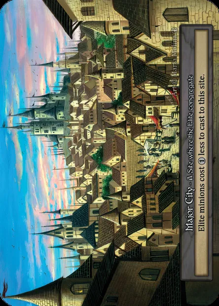 Major City, Sorcery card ATH 210 — Arthurian Legends set