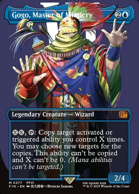 Gogo, Master of Mimicry, Magic card FIN 377 — Final Fantasy set