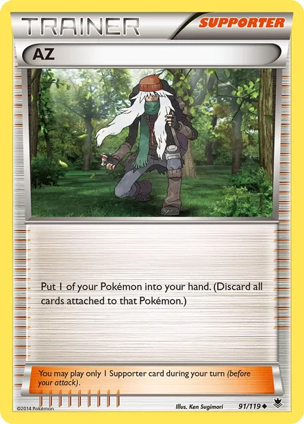 AZ, Pokémon card PHF 91 — Phantom Forces set