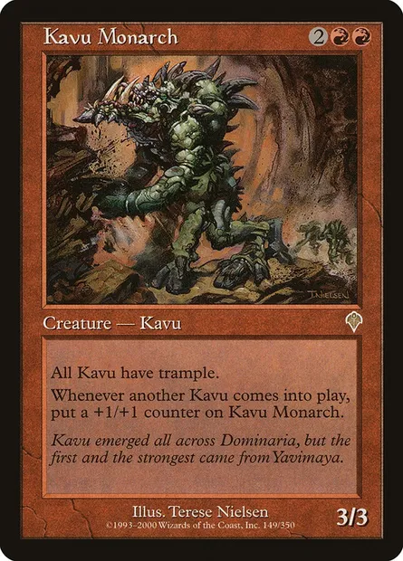 Monarque kavru, carte Magic INV 149 — extension Invasion