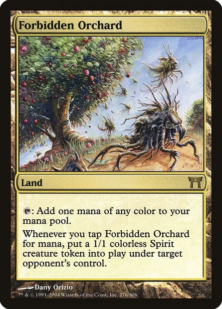Forbidden Orchard, Magic card CHK 276 — Champions of Kamigawa set