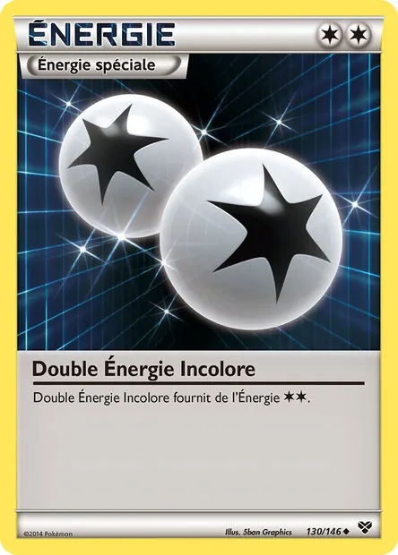 Double Énergie Incolore, carte Pokémon XY 130 — extension XY