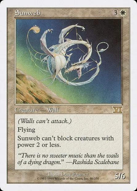 Sunweb, Magic card 6ED 46 — Classic Sixth Edition set