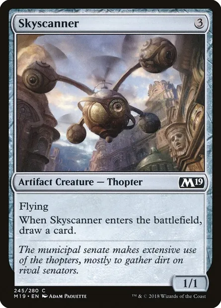 Skyscanner, Magic card M19 245 — Core Set 2019 set