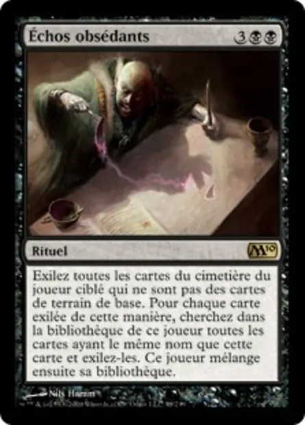 Échos obsédants, carte Magic M10 98 — extension Magic 2010