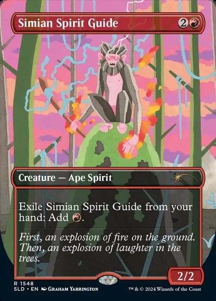 Guide spirituel simiesque, carte Magic SLD 1548 — extension Secret Lair Drop