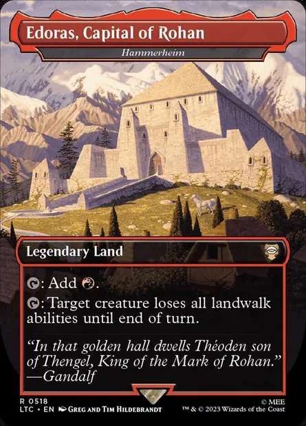 Hammerheim, Magic card LTC 518 — Tales of Middle-earth Commander set