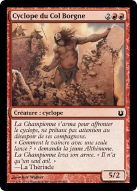 Cyclope du Col Borgne, carte Magic BNG 90 — extension Créations divines