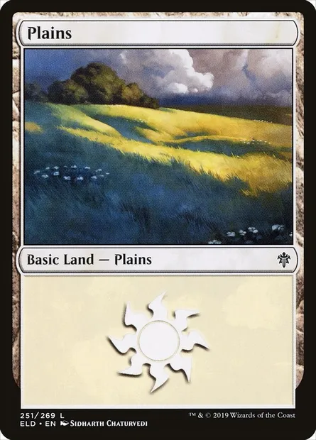 Plains, Magic card ELD 251 — Throne of Eldraine set