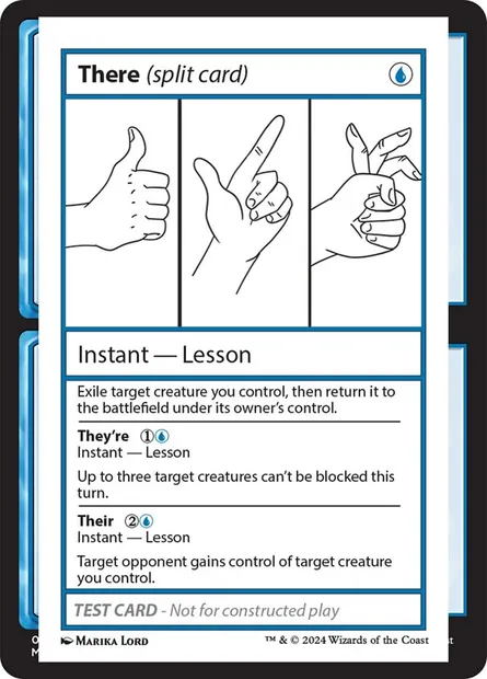 There // They're // Their, carte Magic MB2 537 — extension Mystery Booster 2