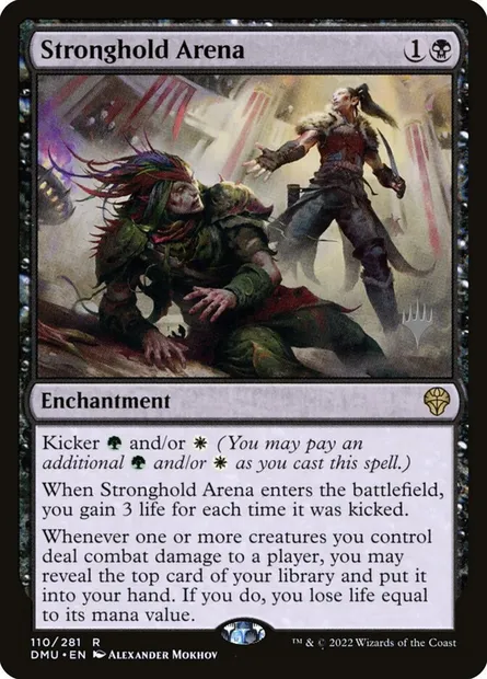 Arène de la forteresse, carte Magic PDMU 110p — extension Dominaria United Promos