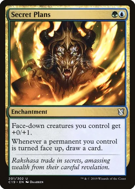 Secret Plans, Magic card C19 201 — Commander 2019 set