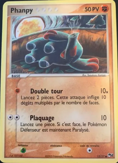Phanpy, carte Pokémon P2 15 — extension POP Série 2