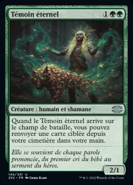 Témoin éternel, carte Magic 2X2 145 — extension Double Masters 2022