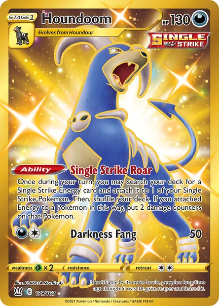 Houndoom, Pokémon card BST 179 — Battle Styles set