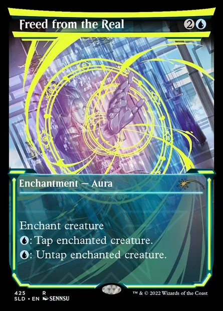 Libéré du réel, carte Magic SLD 425 — extension Secret Lair Drop