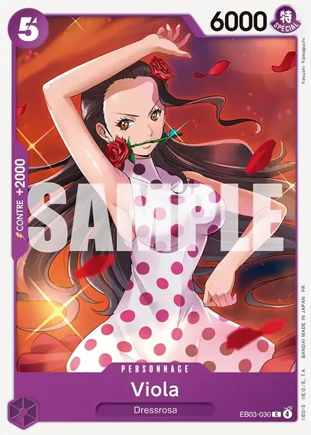 Viola, carte One Piece EB03-030 — extension ONE PIECE HEROINES EDITION