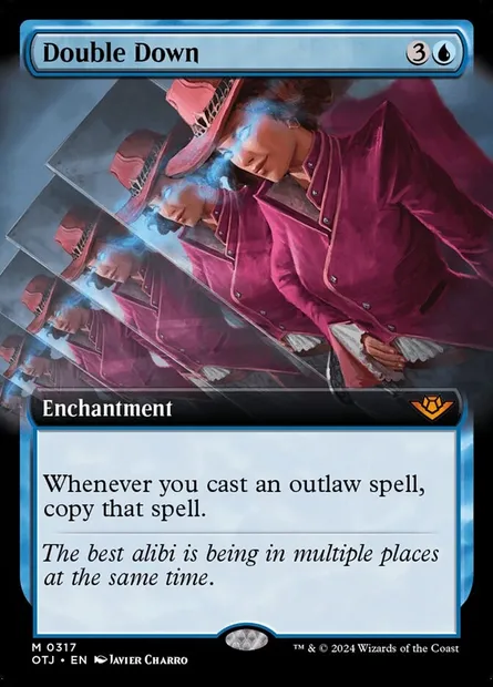 Double Down, Magic card OTJ 317 — Outlaws of Thunder Junction set