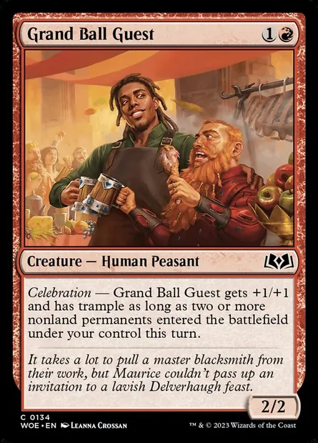 Grand Ball Guest, Magic card WOE 134 — Wilds of Eldraine set