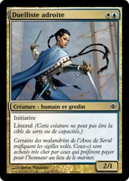 Duelliste adroite, carte Magic ALA 165 — extension Les éclats d'Alara