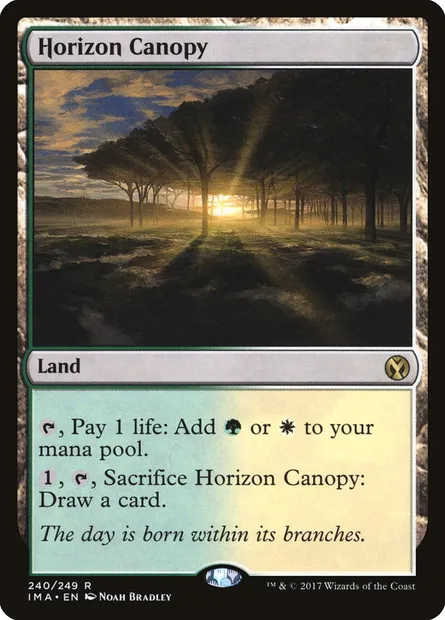 Horizon Canopy, Magic card IMA 240 — Iconic Masters set